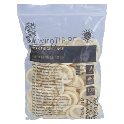 Fingerlinge Latex Größe 5 extra large