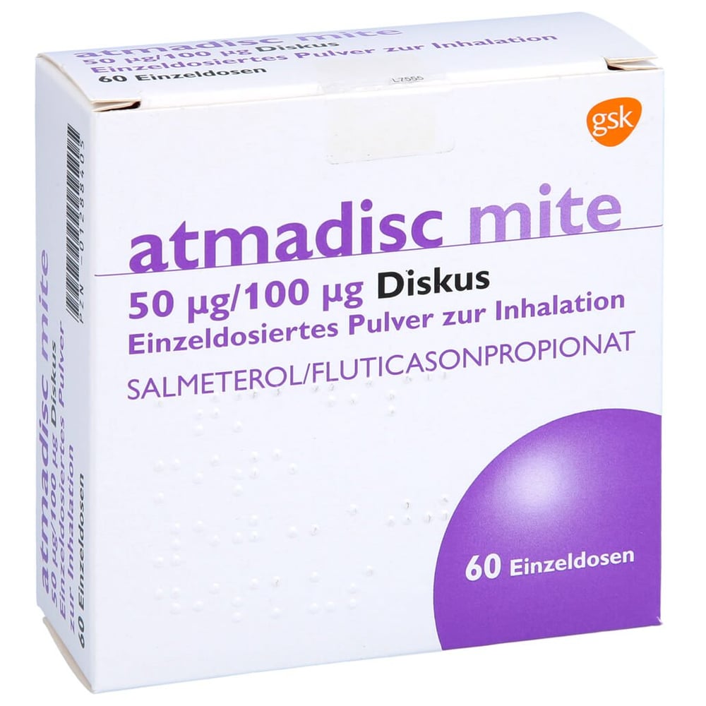 Atmadisc mite 50 µg/100 µg Diskus