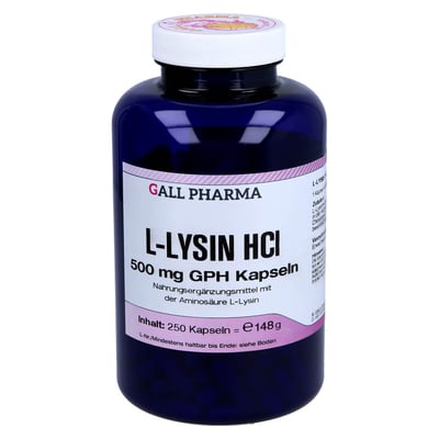L Lysin 500 mg Produktbild 1