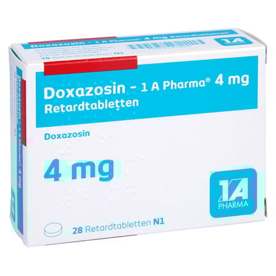 Doxazosin - 1 A Pharma 4mg Retardtabletten
