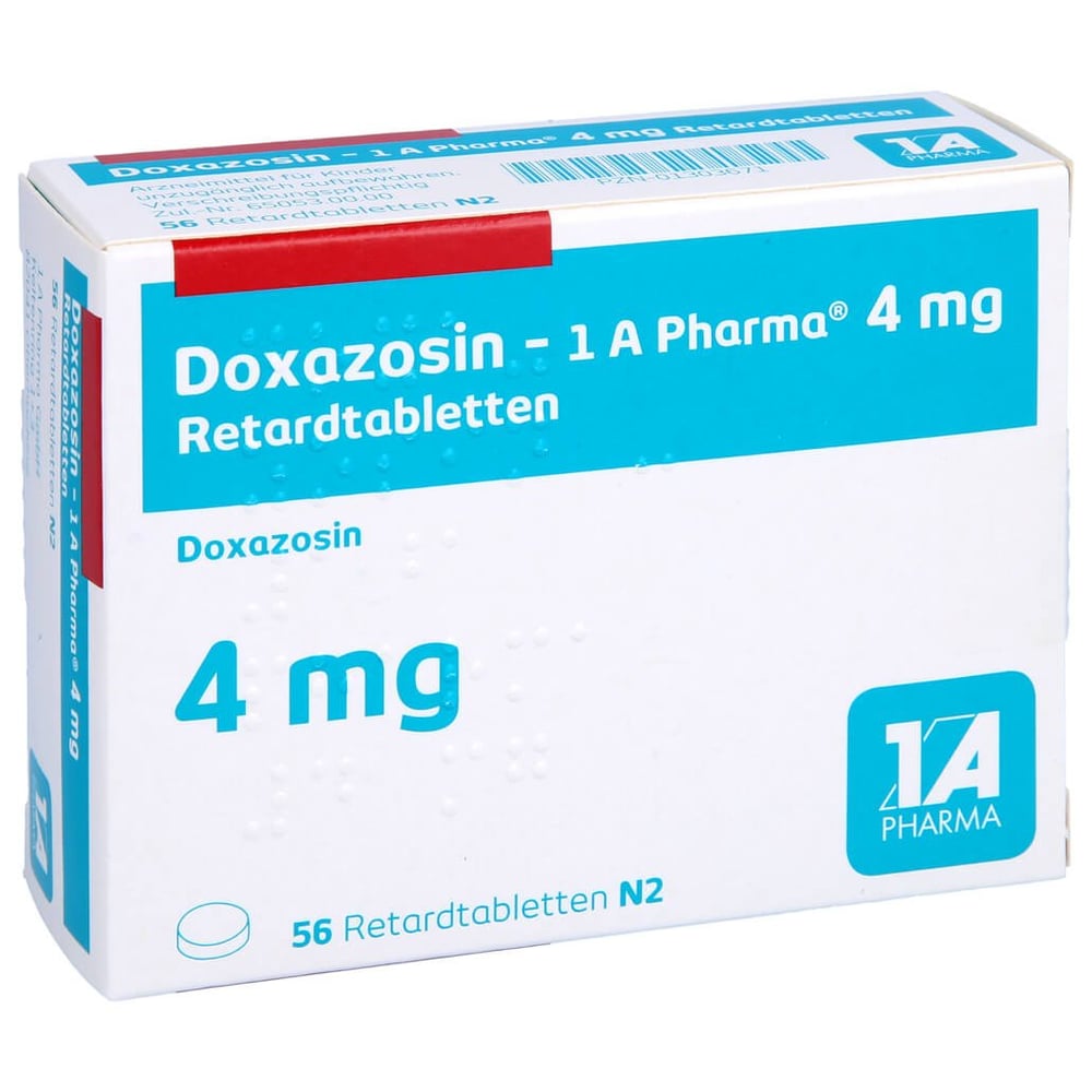 Doxazosin - 1 A Pharma 4mg Retardtabletten