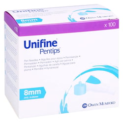 Unifine Pentips 8 mm 31G Owen Mumford