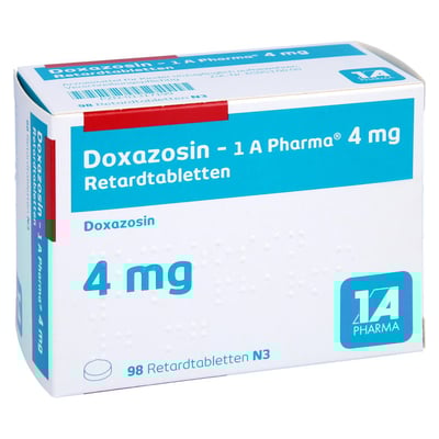 Doxazosin - 1 A Pharma 4mg Retardtabletten