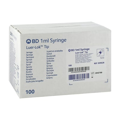 BD Plastipak Luer Lok 3teil. Spritze