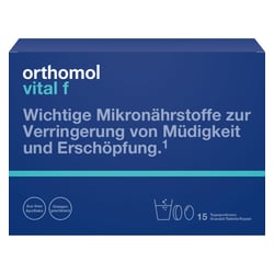 Orthomol Vital F Granulat/Kapseln 15Beutel