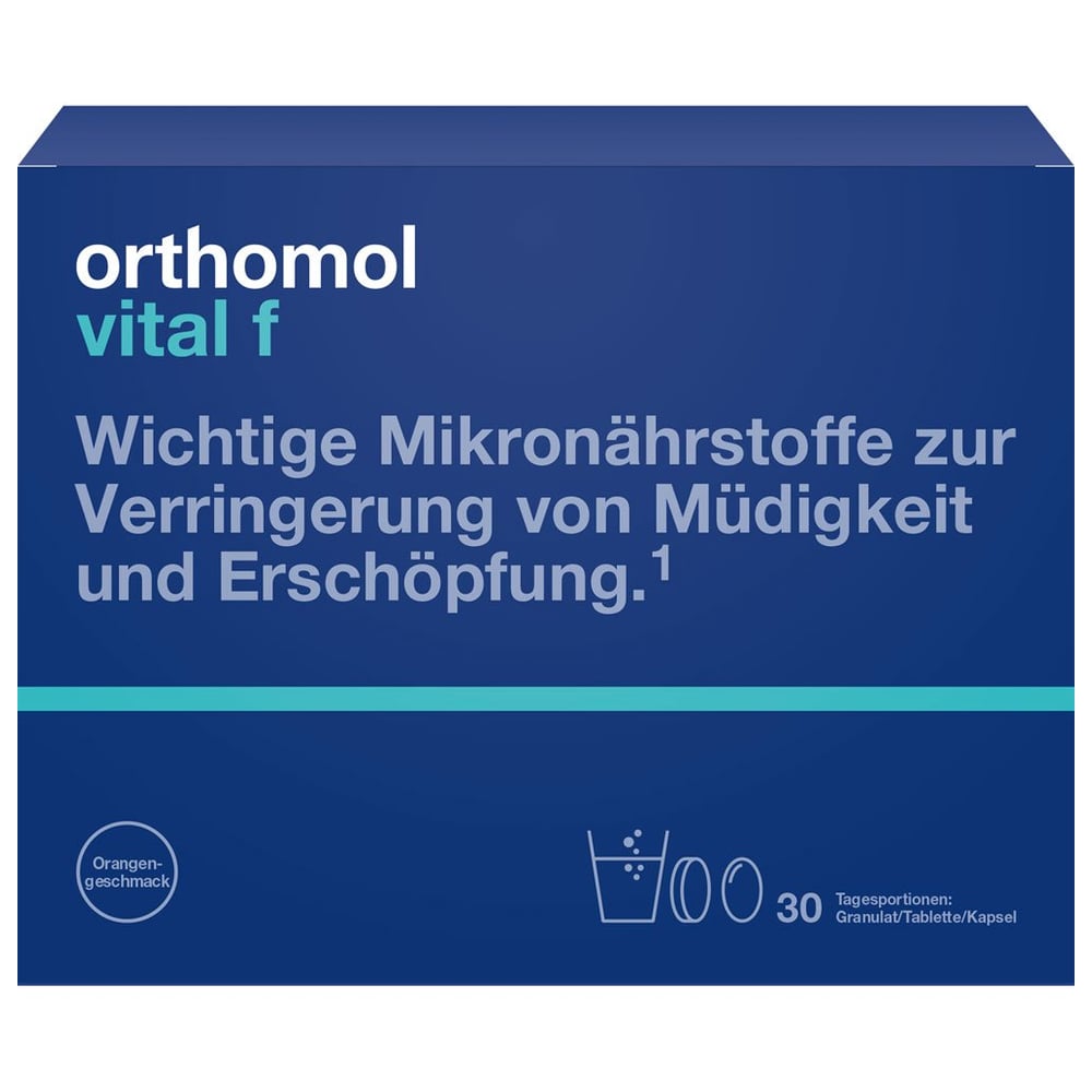 Orthomol Vital F Granulat/Kapseln 30Beutel