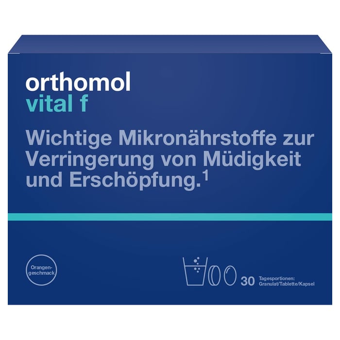 Orthomol Vital F Granulat/Kapseln 30Beutel