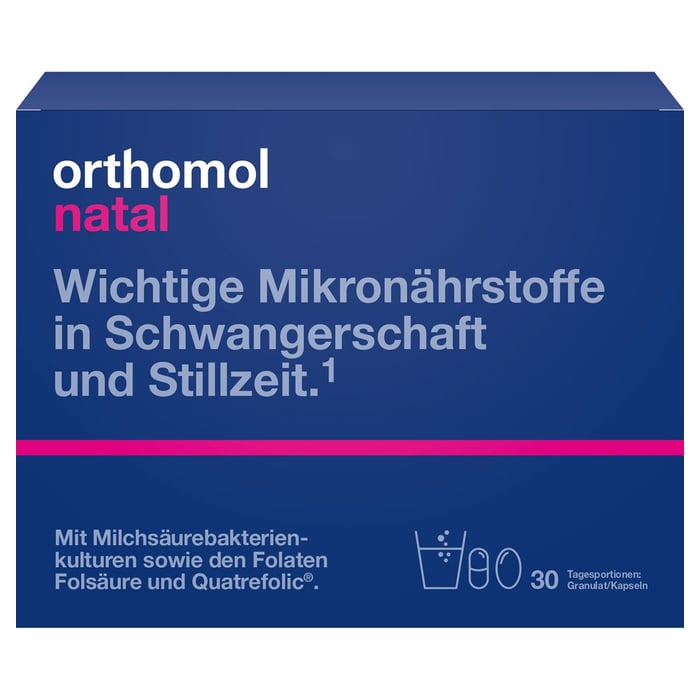 Orthomol Natal Granulat/Kapseln 30Beutel