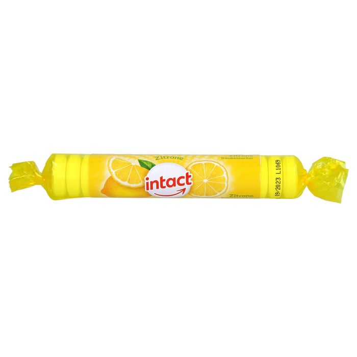 Intact Traubenzucker Rolle Zitrone