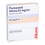Flumazenil Hikma 0,5 mg/5 ml Injektionslösung Produktbild 1