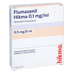 Flumazenil Hikma 0,5 mg/5 ml Injektionslösung