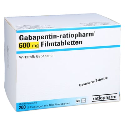 Gabapentin-ratiopharm 600 mg