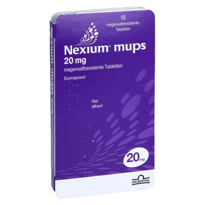 Nexium mups 20 mg