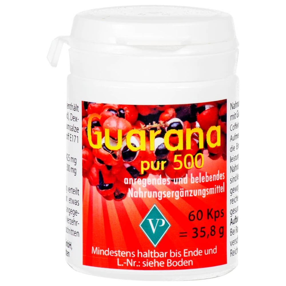 Guarana PUR 500 Kapseln