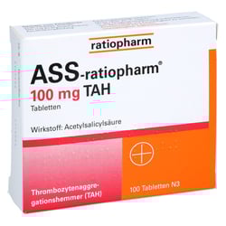 ASS-ratiopharm 100 mg TAH
