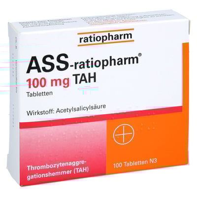 ASS-ratiopharm 100 mg TAH
