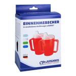 Einnehmebecher 2Griffe+Deckel 4 mm milchig Produktbild 1