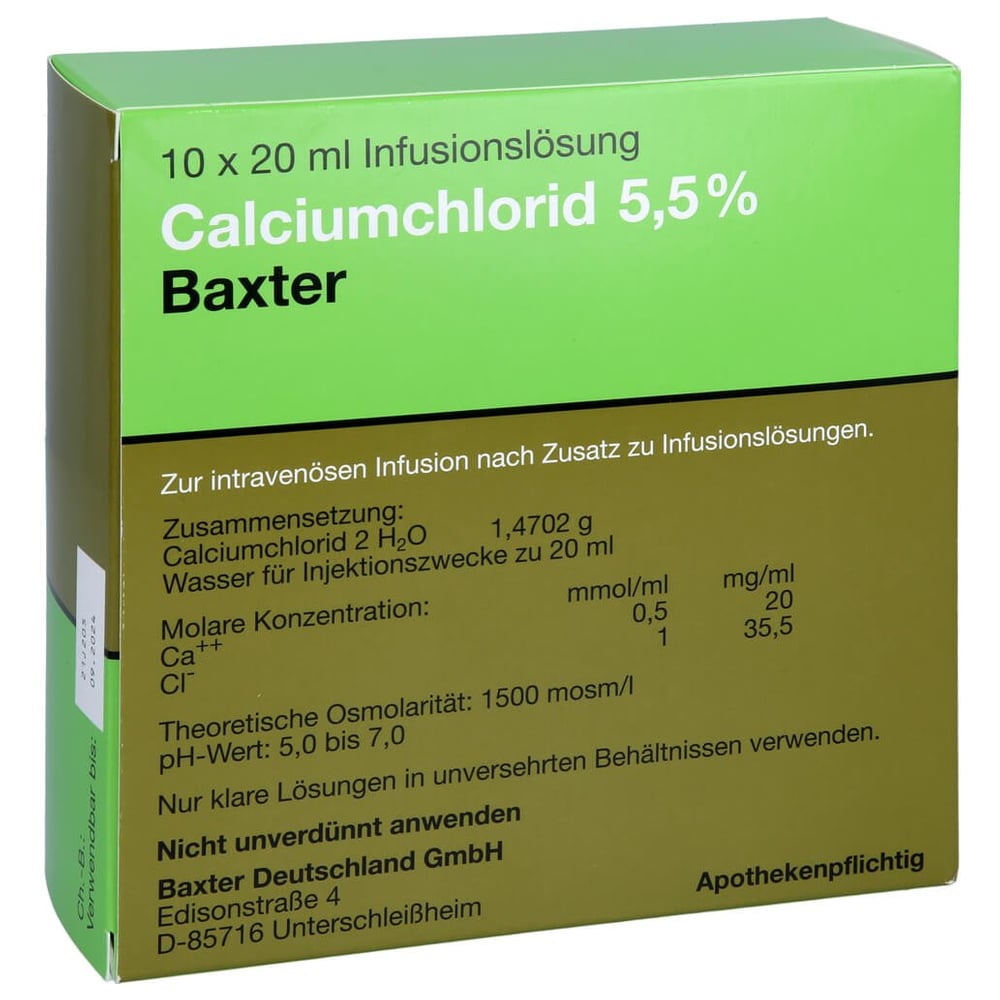 Calciumchloridlösung 5.5% Pfrimmer
