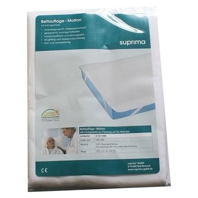 Suprima Bettauflage Art.3531 BW PVC beschi+4Eckgum