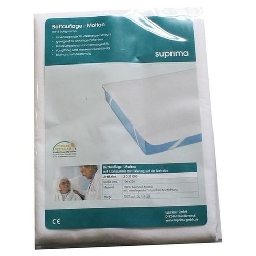 Suprima Bettauflage Art.3531 BW PVC beschi+4Eckgum