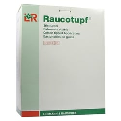 Raucotupf Stieltupfer 1 St steril großer Wattekopf