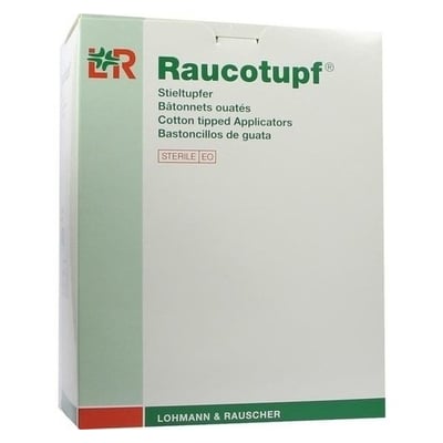 Raucotupf Stieltupfer 1 St steril großer Wattekopf