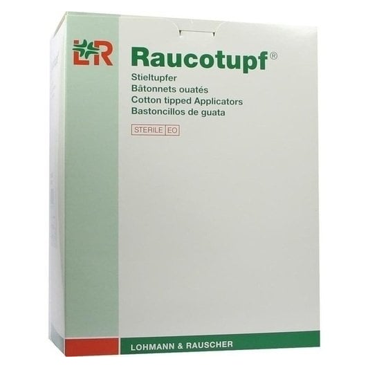 Raucotupf Stieltupfer 1 St steril großer Wattekopf