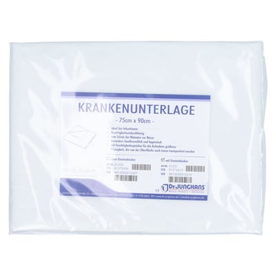 Krankenunterlage waschbar 75x90 cm m. Stecklaken Produktbild 1