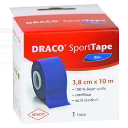 Dracotapeverband 10mx3.8cm blau