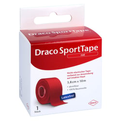 Dracotapeverband 10mx3,8 cm rot