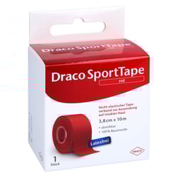 Dracotapeverband 10mx3.8cm rot
