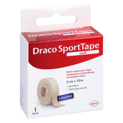 Dracotapeverband 10mx2 cm weiß Produktbild 1