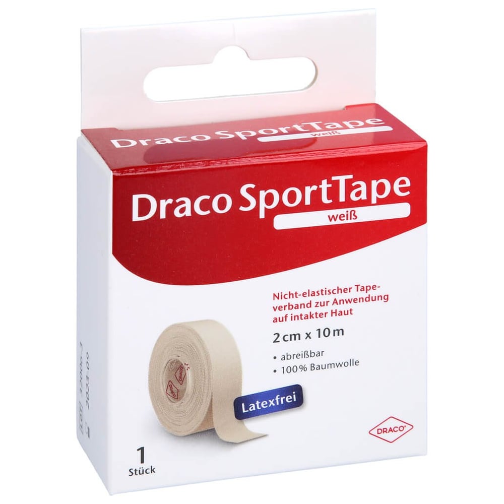 Dracotapeverband 10mx2cm weiß