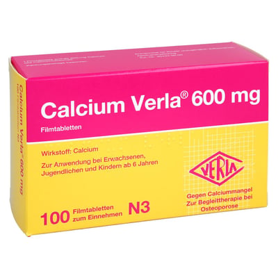 Calcium Verla 600 mg Produktbild 1