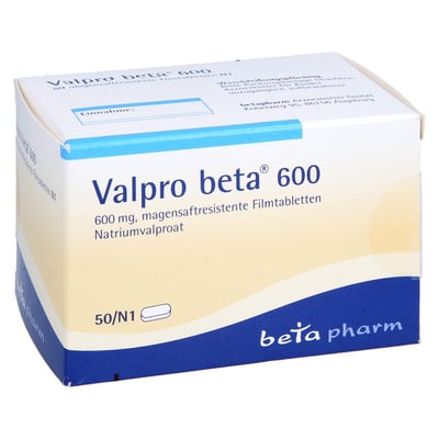 Valpro beta 600 mg