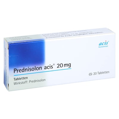Prednisolon acis 20 mg Produktbild 1