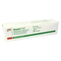 Gazin Mullkompresse 5x5 cm unsteril 16fach Rk