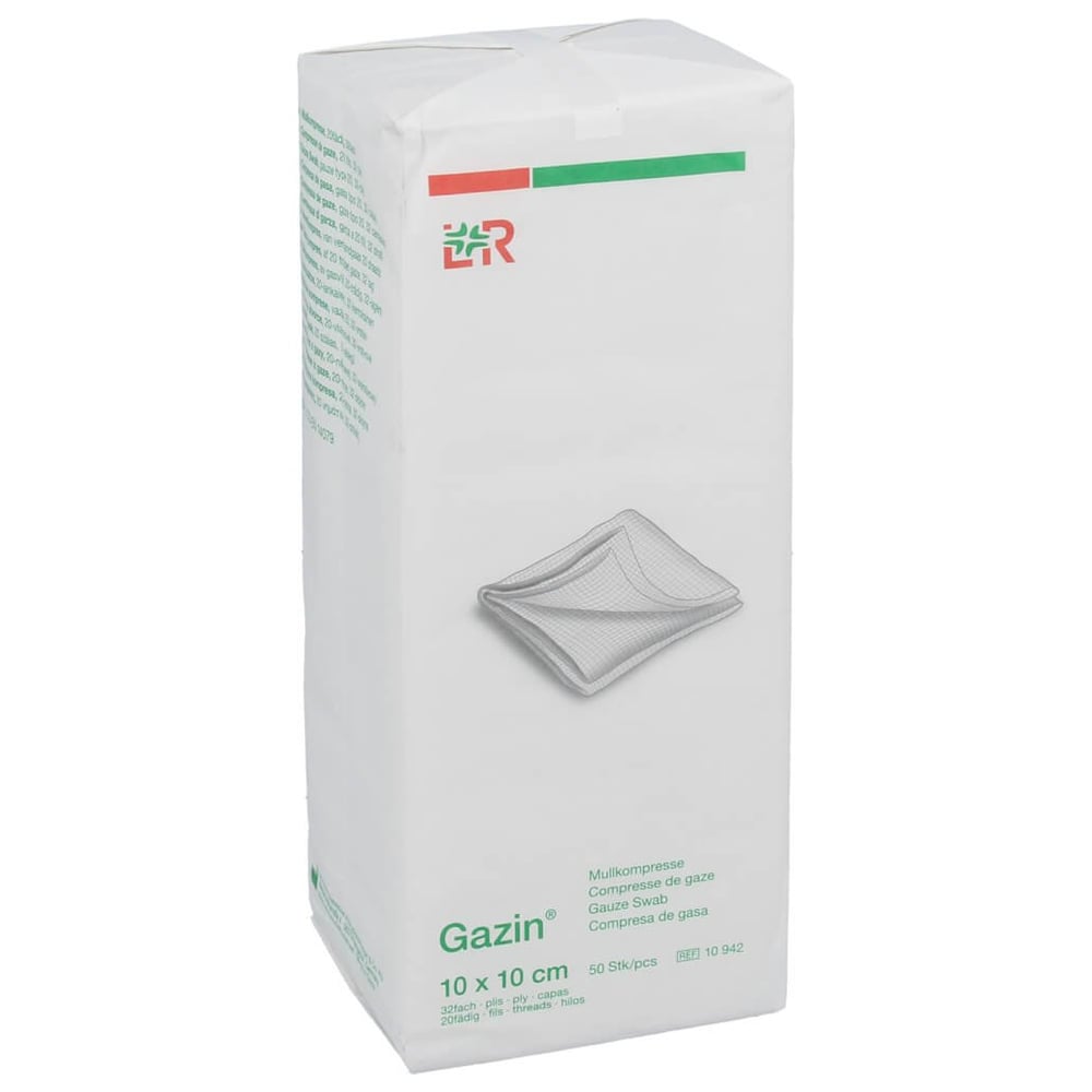 Gazin Mullkomp.10x10 cm unsteril 32fach Op