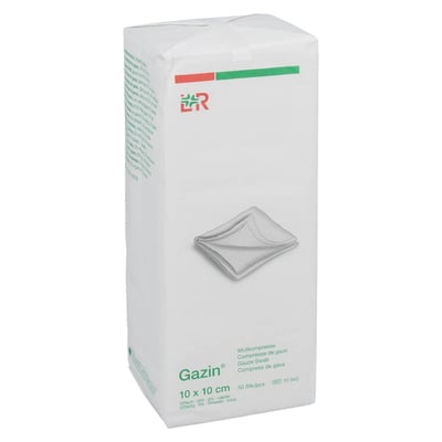 Gazin Mullkomp.10x10 cm unsteril 32fach Op Lohmann & Rauscher