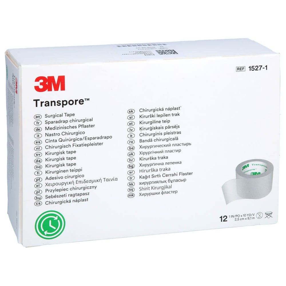 Transpore 2,5 cmx9,1 m Pflaster