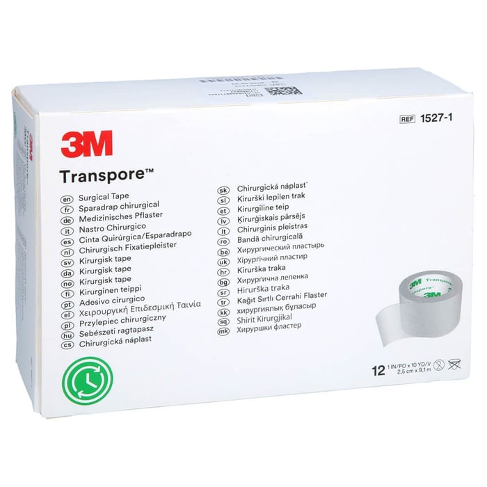 Transpore 2,5 cmx9,1 m Pflaster