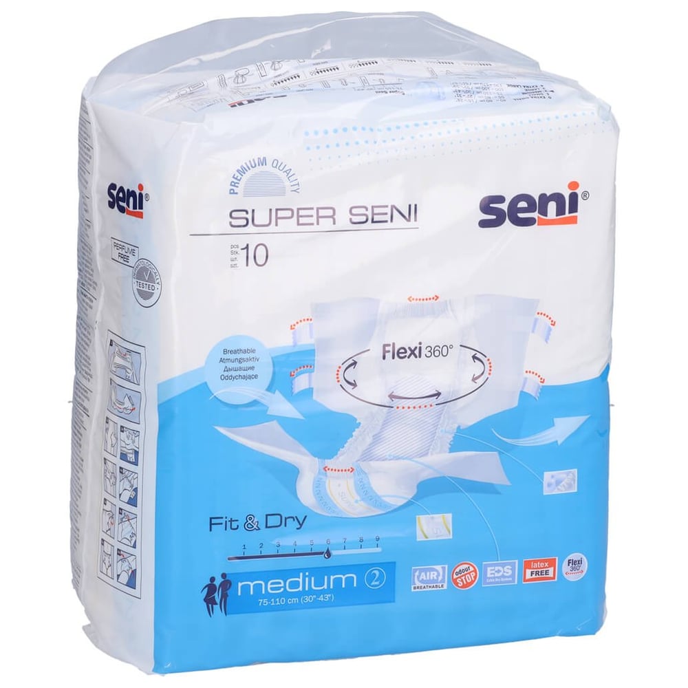 Seni Super Medium Windeln für Erwachsene