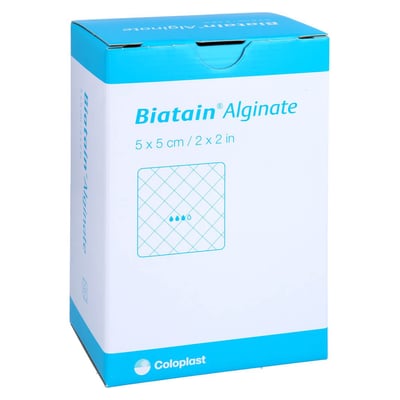 Biatain Alginate Kompressen 5x5 cm Produktbild 1