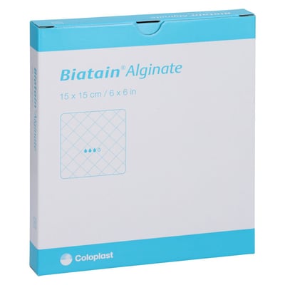 Biatain Alginate Kompressen 15x15 cm Produktbild 1