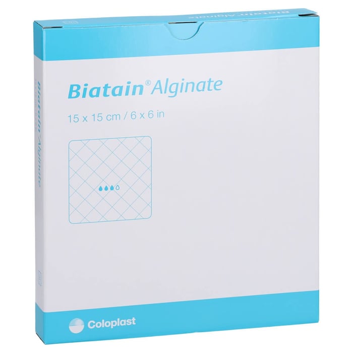 Biatain Alginate Kompressen 15x15cm