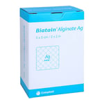 Biatain Alginate Ag Kompressen 5x5 cm mit Silber