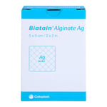 Biatain Alginate Ag Kompressen 5x5 cm mit Silber Produktbild 2