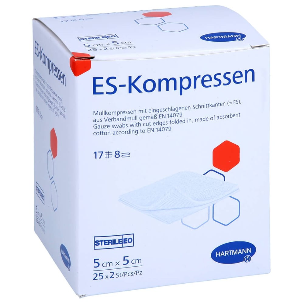 ES-Kompressen 5x5cm 8-fach steril
