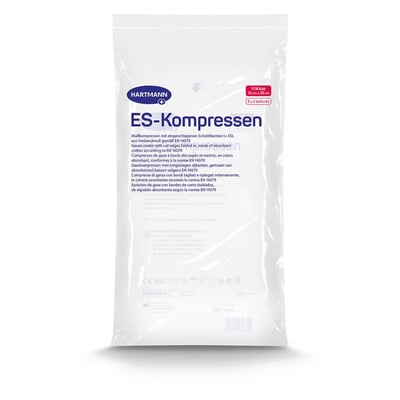 ES-KOMPRESSEN steril 10x20 cm 8fach