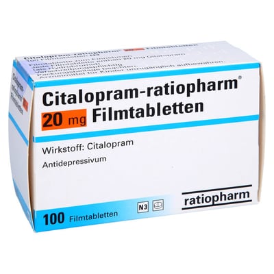 Citalopram-ratiopharm 20 mg